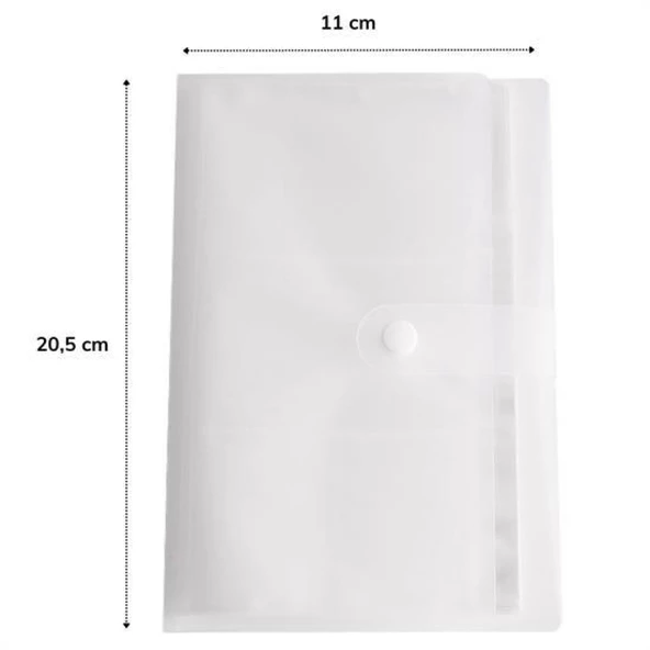 Buffer® Albüm Şeklinde Aksesuar, Takı Saklama Poşetleri Kolye, Küpe, Bileklik Organizeri - 3