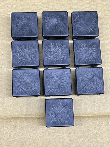 10 adet 30x30 profil masa papucu plastik tıpa - Resim 5