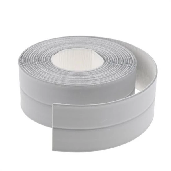 Buffer® Gri Su Sızdırmaz  Banyo Mutfak Lavabo Küvet İzolasyon Şerit Bant