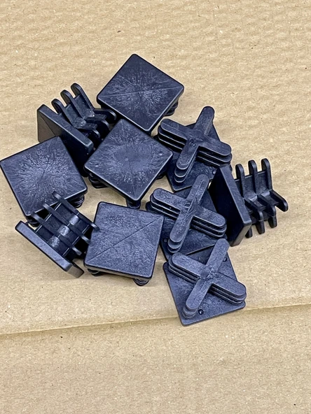 10 adet 30x30 profil masa papucu plastik tıpa - Resim 3