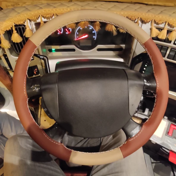 Renault Tır Direksiyon Kılıfı Kahverengi ürün görseli