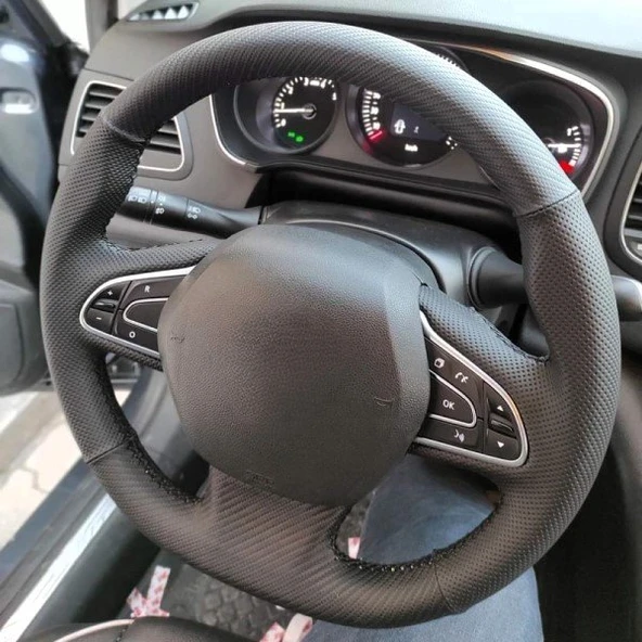 Megane 4 Araca Özel Direksiyon Kılıfı - Resim 3