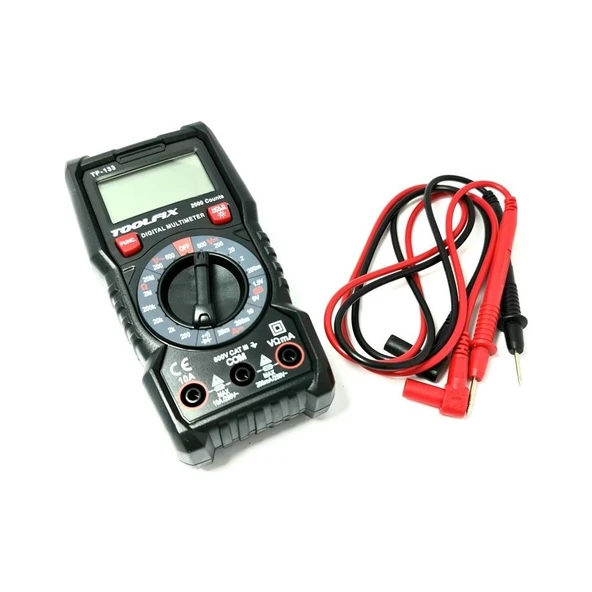 Toolfıx TF-133 Işıklı Dijital Multimetre - Resim 4