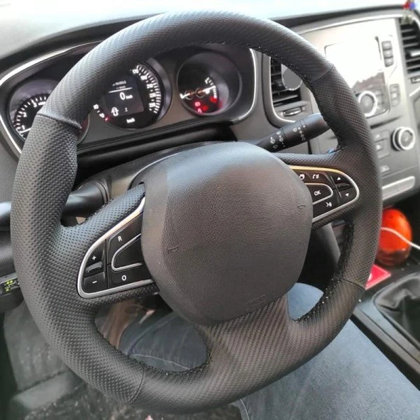 Megane 4 Araca Özel Direksiyon Kılıfı - Resim 2