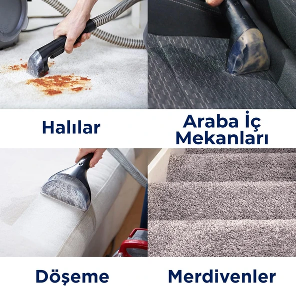 Bissell 750W 1558N Spotclean Pro Halı, Ev Ve Araç İçi Döşemelere Özel Leke Çıkarıcı, En Zorlu Lekeler İçin İdeal - Resim 6