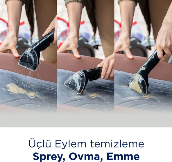 Bissell 750W 1558N Spotclean Pro Halı, Ev Ve Araç İçi Döşemelere Özel Leke Çıkarıcı, En Zorlu Lekeler İçin İdeal - Resim 8