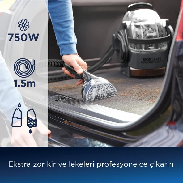 Bissell SpotClean AutoPro Select  Halı-Koltuk Yıkama ve Leke Çıkarma Makinesi  750W  3730N - 4