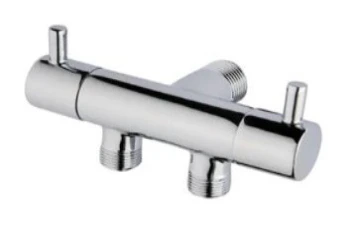 Euromix Dual Çiftli Ara Msuluk 1/2-3/8- 3/8 Çift Çıkışlı ürün görseli