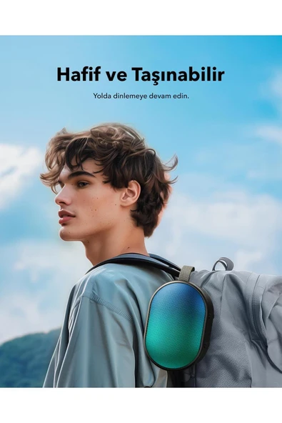 Anker Soundcore Pyro Mini Siyah-a31a0 - Resim 2