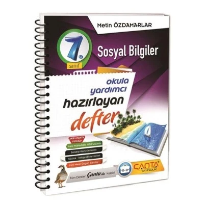 Çanta 7.Sınıf Sosyal Bilgiler Hazırlayan Defter