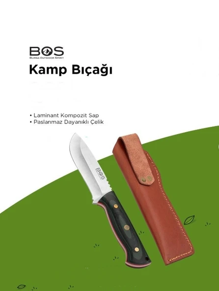 Boss Paslanmaz Çelik Kamp Bıcağı