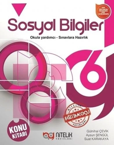 6.Sınıf Sosyal Bilgiler Konu Kitabı Nitelik