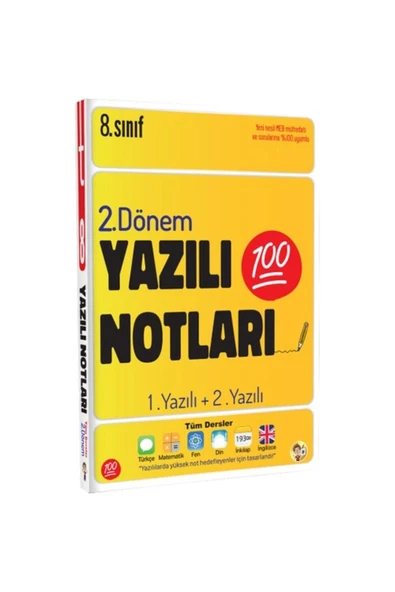 Tonguç 8.Sınıf 2.Dönem Yazılı Notları - 2