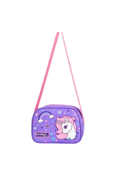 Yarasa Sırt İlkokul Çantası Lila Lıttle Horse Özkara Çanta - 6