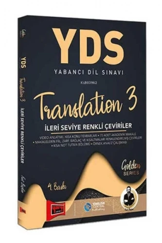 Yargı Yds Translation 3 İleri Seviye Renkli Çeviriler