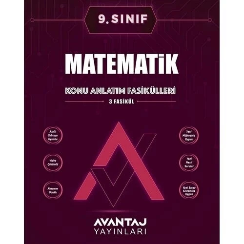*Kampanya* Avantaj 9.Sınıf Matematik Fasikülleri - 1