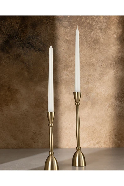 Répertoire Le Cadeau Şamdan Mum - Ekru - Resim 2