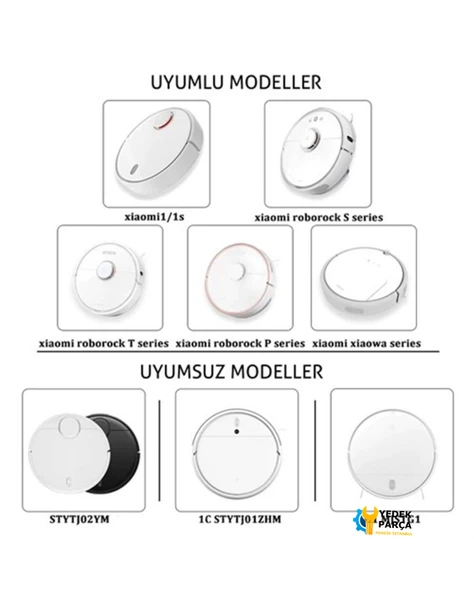 Xiaomi Mi Robot Vacuum SDJQR02RR Cleaner Uyumlu Yenileme Seti - Resim 2