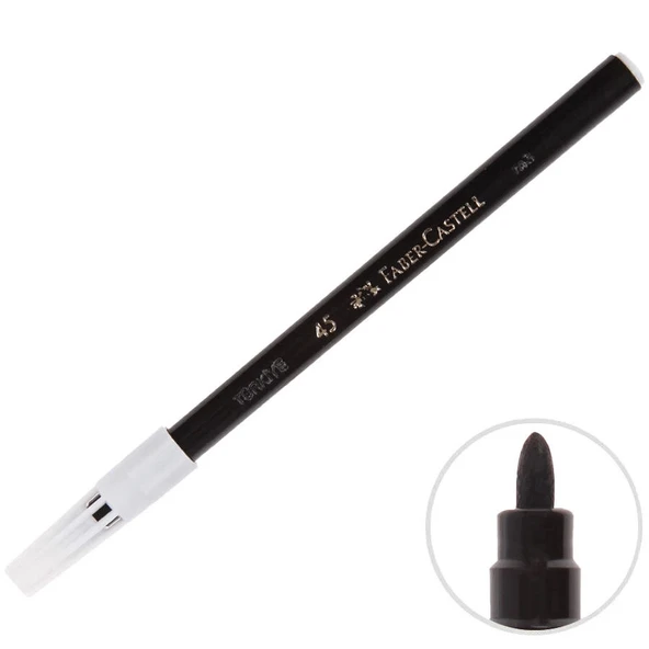 Faber Keçeli Kalem 45 Siyah 5061155002