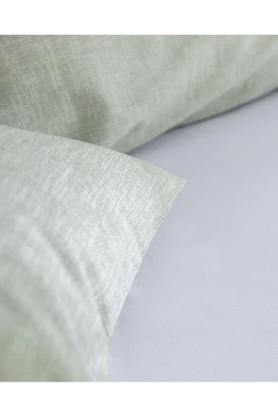 Delrico Pamuklu 2'li Yastık Kılıfı - Haki - Resim 3