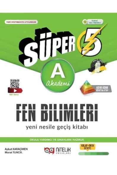Nitelik 5.Sınıf Fen Bilimleri Yeni Nesile Geçiş Kitabı