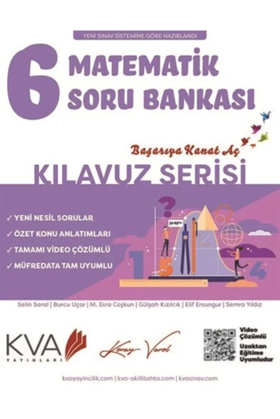 Kva 6.Sınıf Matematik Soru Bankası Kılavuz Serisi ürün görseli