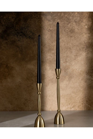 Répertoire Le Cadeau Şamdan Mum - Siyah - Resim 2