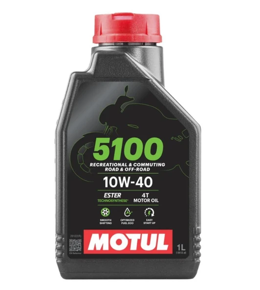 Motul 5100 10W-40 4T 1 lt Motosiklet Yağı - 1