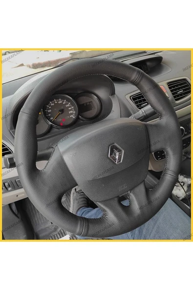 Fluence Araca Özel Direksiyon Kılıfı (düz Model) - Resim 3