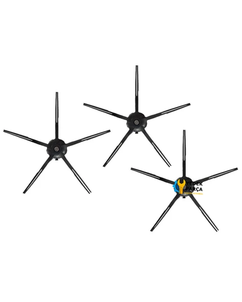 Xiaomi Uyumlu Mijia 1S Akıllı Robot Süpürge Fırça Siyah 3 Adet ürün görseli 1