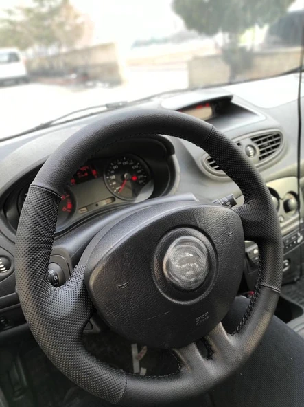Clio 3 Araca Özel Direksiyon Kılıfı - Resim 2