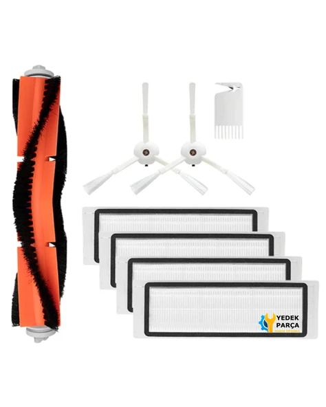 Xiaomi Uyumlu Robo-rock S5 (S50/S51/S55 Series) S5 Max Vacuum Cleaner Robot Süpürge Aksesuar Seti ürün görseli 1