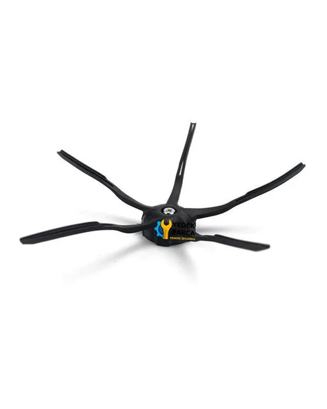 Xiaomi Uyumlu Mi Robot Vacuum Cleaner G1 Akıllı Robot Süpürge Fırça Siyah 6 Adet - Resim 2