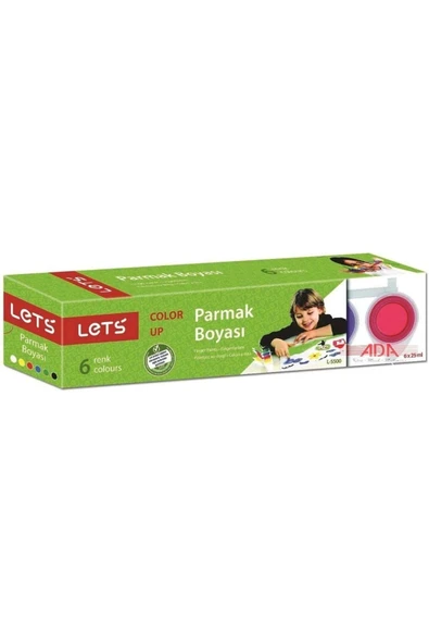 Lets Parmak Boyası 6X25Ml L-5500