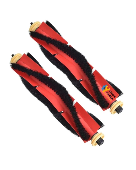 Xiaomi Uyumlu Mi Robot G1 Akıllı Robot Süpürge Ana Fırça Turuncu 2 Adet ürün görseli 1