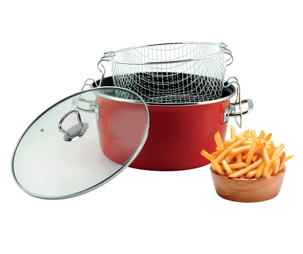 Arow 22 cm Kızartma Tenceresi Thor Emaye Kırmızı TR-6488 ürün görseli