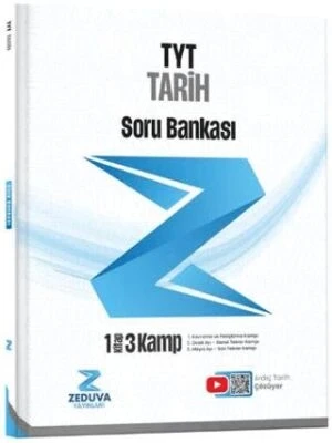 Tyt Tarih Soru Bankası 1 Kitap 3 Kamp Zeduva Yayınları ürün görseli 1