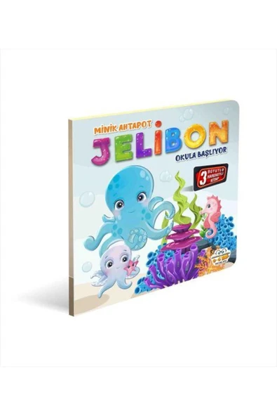 Minik Ahtapot Jelibon Okula Başliyor 3 Boyutlu Hareketli Kitap ürün görseli 1