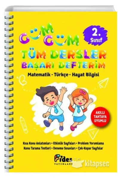 Fides 2.Sınıf Tüm Dersler Güm Güm Başarı Defterim