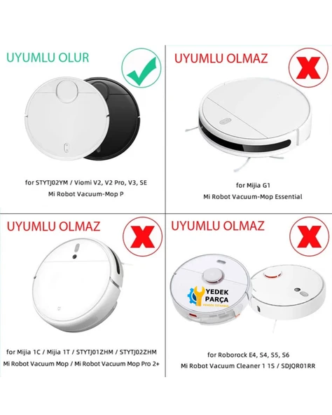 Viomi Uyumlu V3 Vacuum Cleaner Robot Süpürge Yenileme Seti - Resim 6