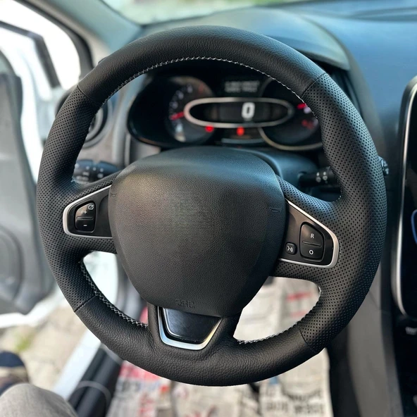 Clio 4 Faz 2 Araca Özel Direksiyon Kılıfı (Aracınızın Direksiyon Teyit Ediniz) - Resim 3