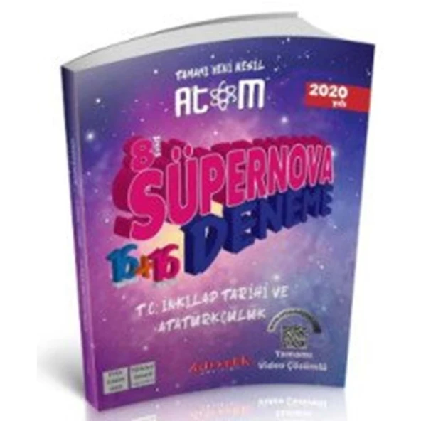 8.SINIF İNKİLAP TARİHİ ATATÜRKÇÜLÜK SÜPERNOVA ürün görseli