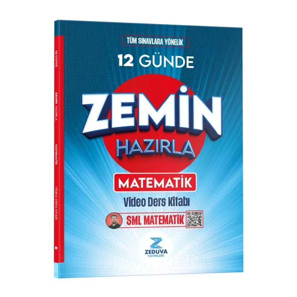 Tüm Sınavlar 12 Günde zemin hazırla matematik Video Ders Kitabı Zeduva Yayın