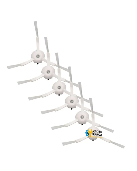 Xiaomi Uyumlu Mi Robot Vacuum Cleaner G1 Akıllı Robot Süpürge Fırçası Beyaz 6 Adet ürün görseli 1