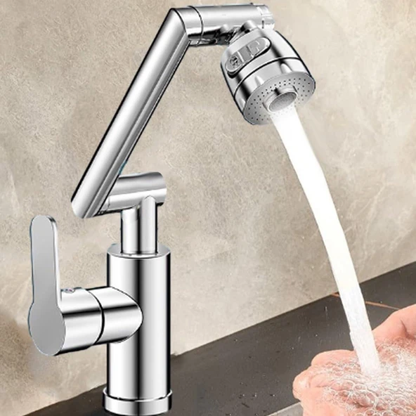 Mucit Home1080 Derece Dönebilen Çok Fonksiyonlu Musluk Batarya - 2
