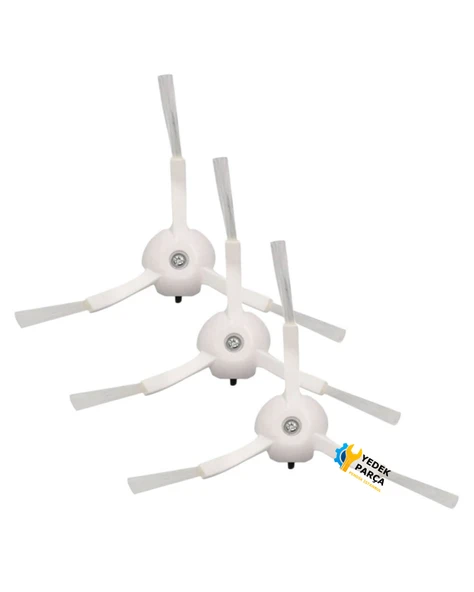 Xiaomi Uyumlu Mi Robot Vacuum Cleaner G1 Akıllı Robot Süpürge Fırçası Beyaz 3 Adet ürün görseli 1