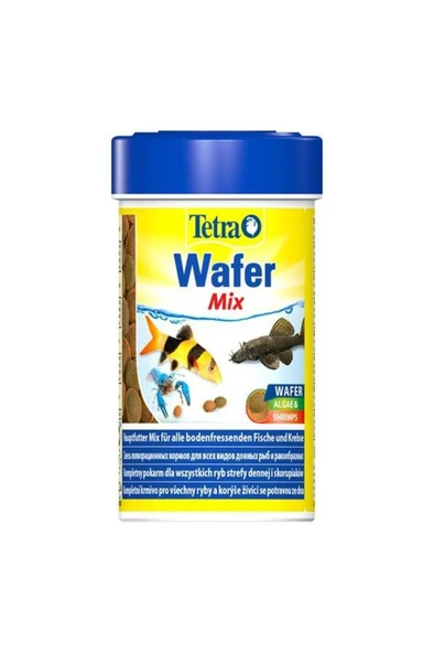 Tetra Wafer Mix 100ml 48gr Skt: 10/2027   Orjinal Anadolu Pet Ürünüdür