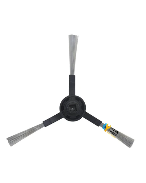 Viomi Uyumlu MijiaSTYJ02YM Viomi Uyumlu V2 Pro V3 SE Akıllı Robotik Süpürge Yan Fırça Siyah 2 Adet - Resim 3