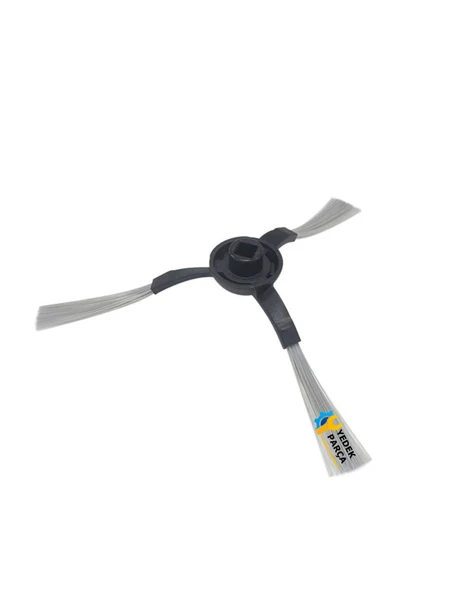 Viomi Uyumlu V2 Pro Akıllı Robotik Süpürge Yan Fırça Siyah 2 Adet - Resim 2