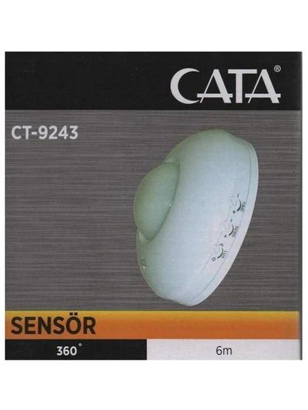 CATA CT-9243 1200 W 360 SIVA ÜSTÜ HAREKET SENSÖRÜ ürün görseli